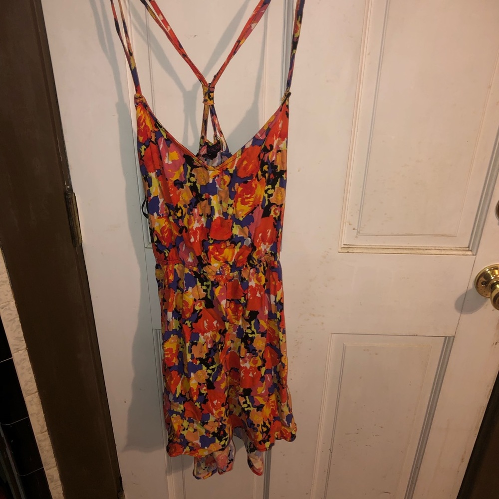 Material girl floral skater dress with pockets